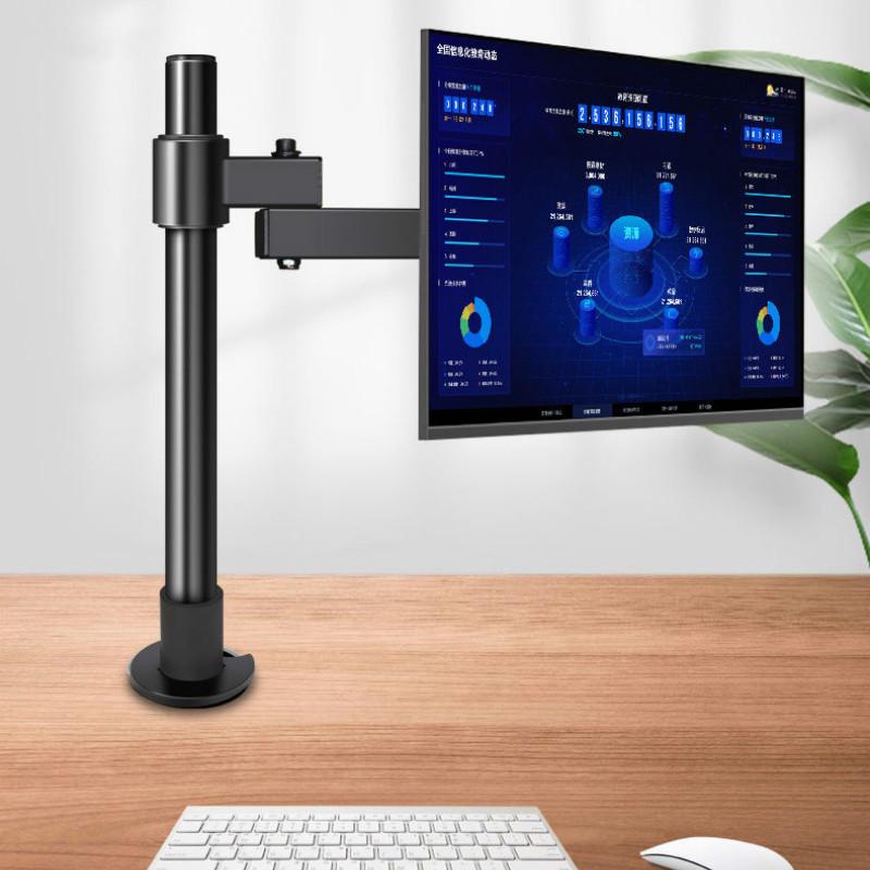 Monitor Mount Stand Arm table Clamp Full Swivel Home office space saver ...