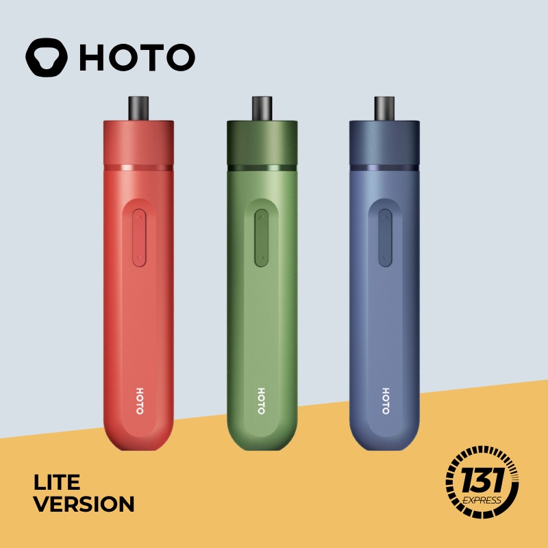 Hoto Cordless Screwdriver Set Lite Version [ 220rpm, 3Nm Torque Force, 50mm S2 Steel Bit, USB Charging, Home, Tool ]
