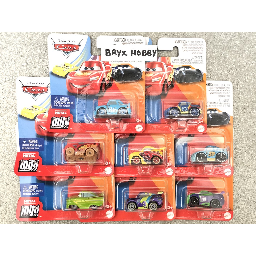 Disney Pixar Cars Metal Mini Racers Case E - Single Racer | Shopee ...