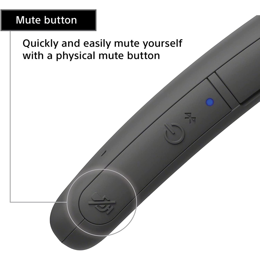 Sony Speaker SRS-NB10 Wireless Neckband Android & IOS - Grey - Gambar 3