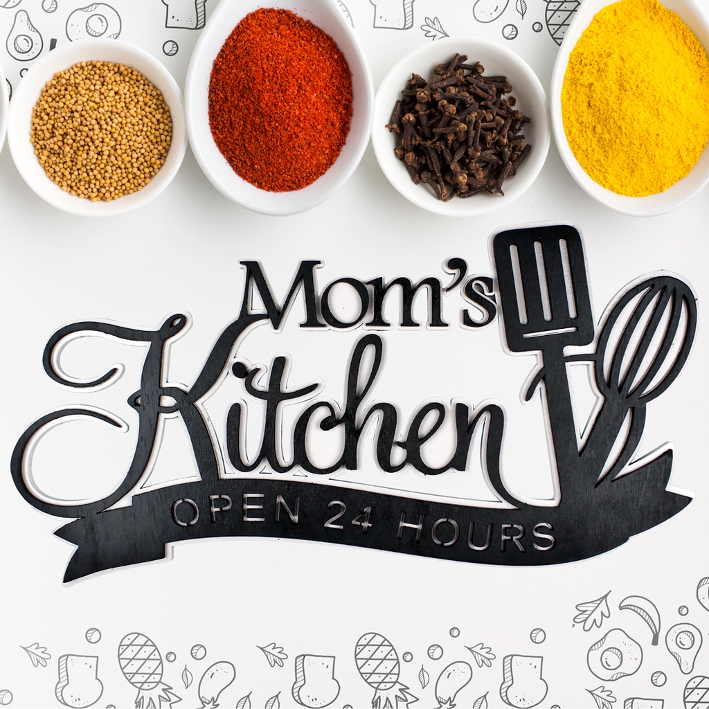 HIASAN DINDING Kitchen Wall Decoration KITCHEN MOM/KITCHEN Wall Decoration/KICHEN MOM KITCHEN Decoration