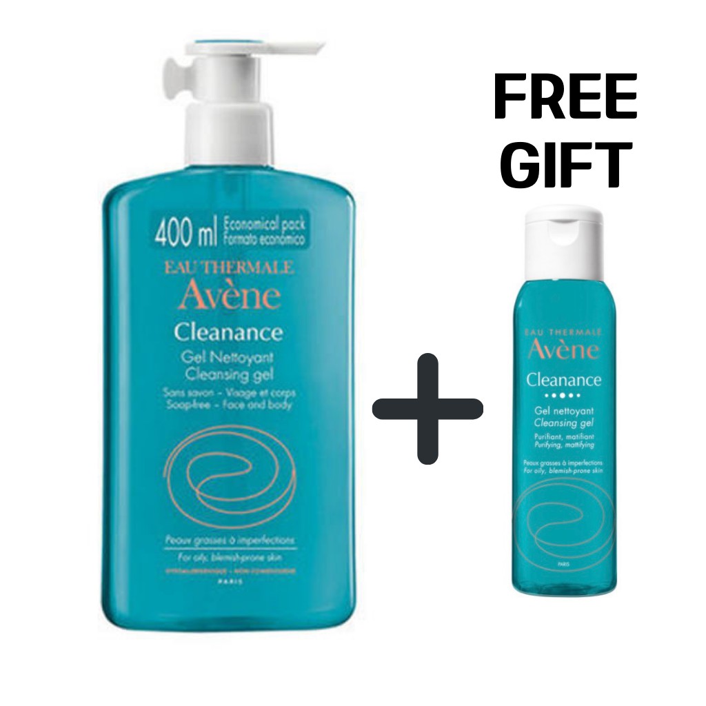 AVENE Cleanance Cleansing Gel Cleanser Soapless for BlemishProne Skin 500ml Oily Skin