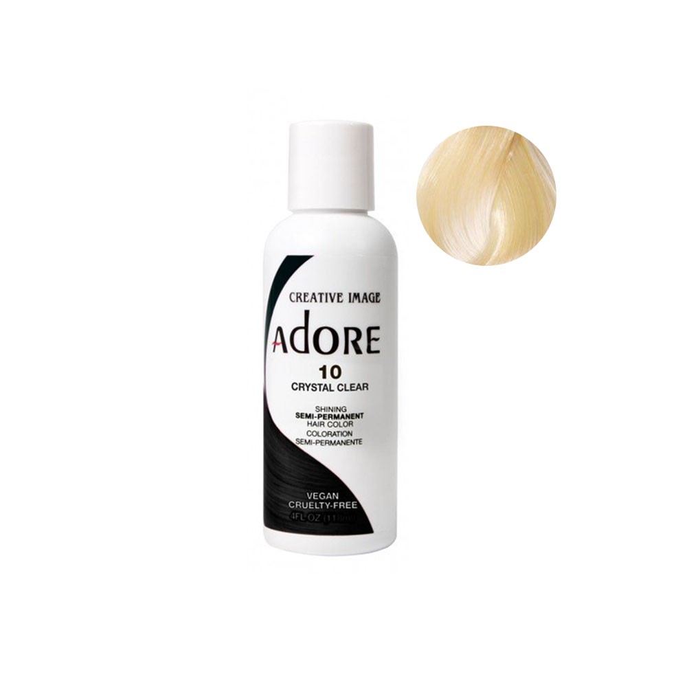 Adore Crystal Clear 4oz semipermanent hair color Shopee Singapore