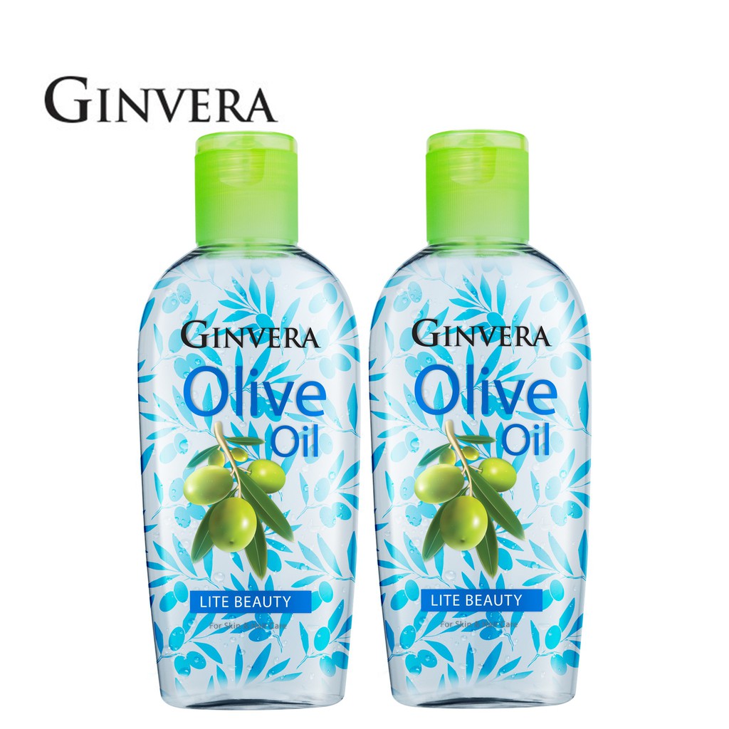 GINVERA Olive Oil 150ml for Hair/ Face/ Body Green Tea/Argan