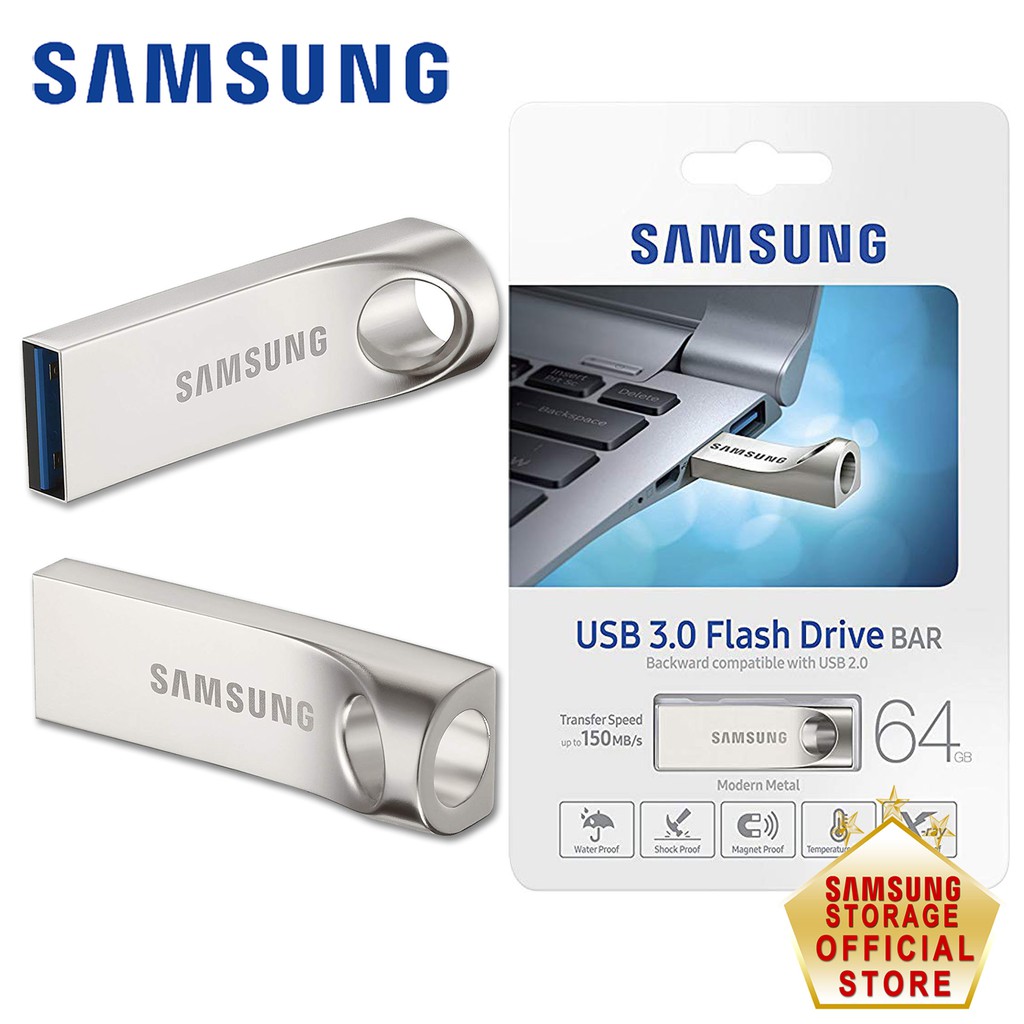 Samsung 64GB BAR USB 3.0 Flash Drive (METAL) | Shopee Singapore