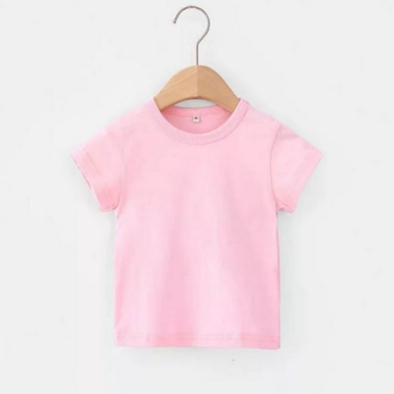 Unisex Children's Plain TShirts Boys/Girls Crewneck Children Aged 210