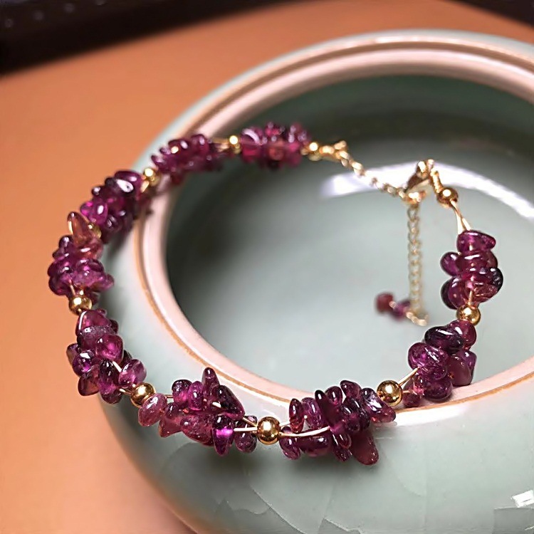 Garnet bracelet clearance