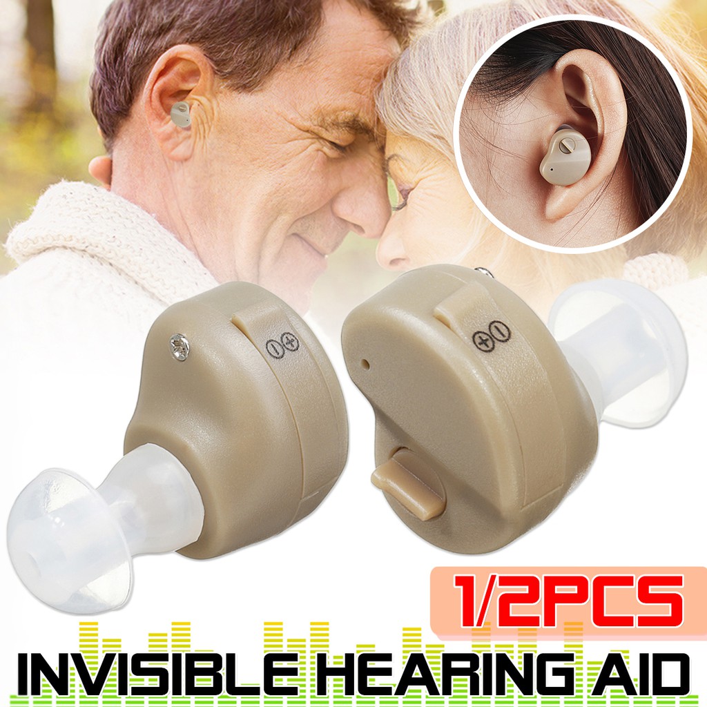 Invisible Single/Double Ear Digital Hearing Aid Voice Enhancer Mini In ...