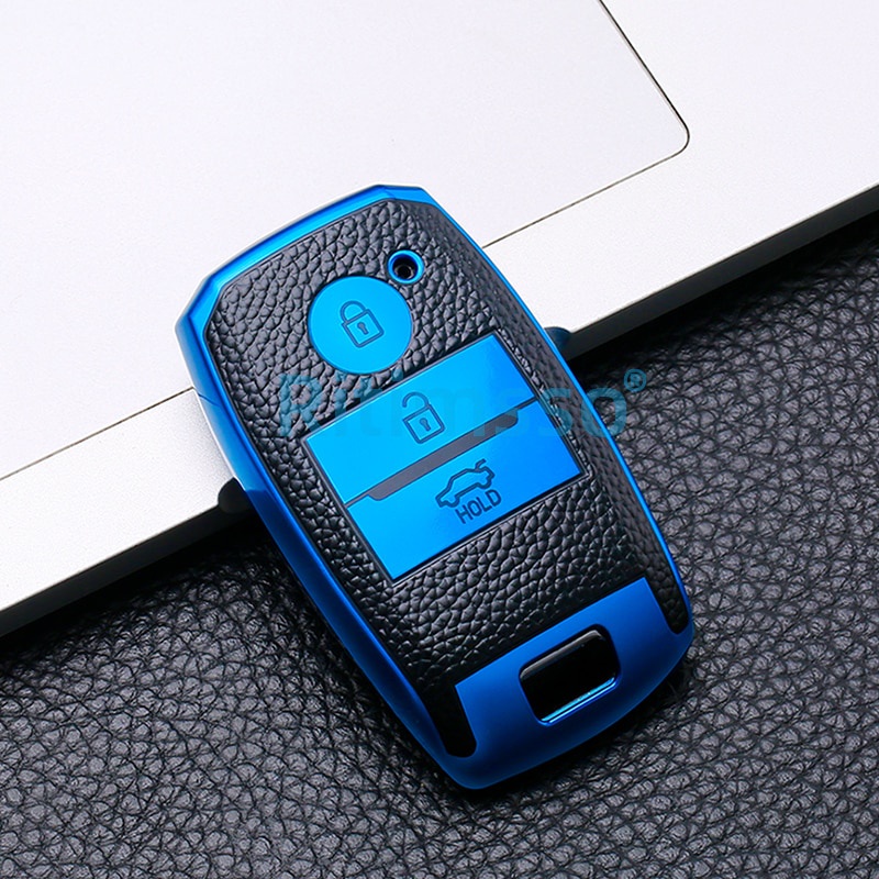 Soft TPU Car Remote Key Case Cover Shell For KIA Rio Rio5 Sportage Ceed ...