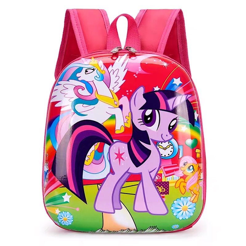 My Little Pony Backpack Twilight Sparkle Kindergarten School Bag Waterproof Kids Toddler