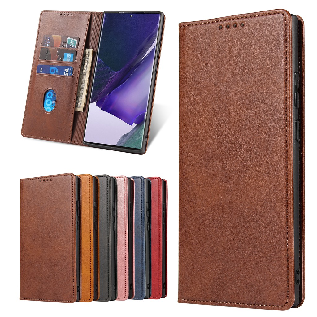Samsung Galaxy Note 8 9 10 20 Plus Ultra Lite Casing Flip Cover Wallet ...