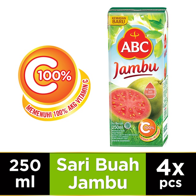 ABC Jus Jambu 250 ml - Multi Pack 4 pcs