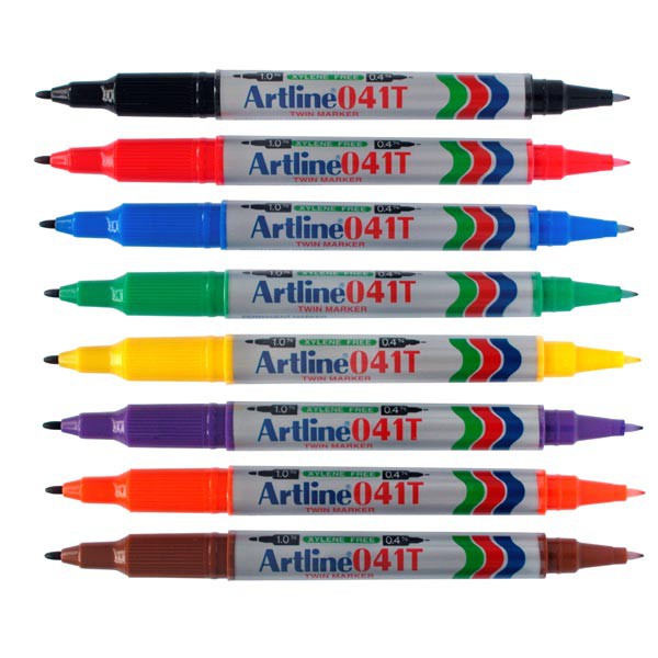 Permanent Twin Marker Artline EK041T/All Colors/Permanent Marker Two