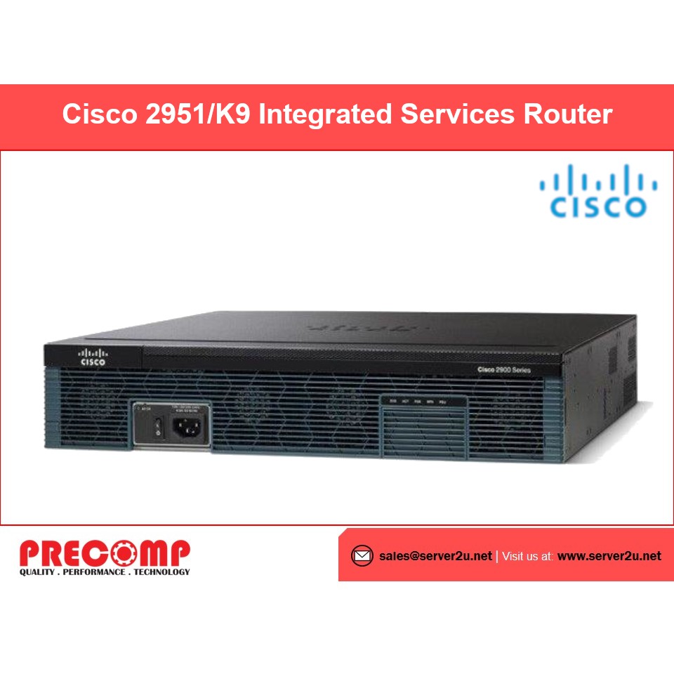 (Refurbished) Cisco 2951/K9 Integrated Services Router (2951/K9 Router ...