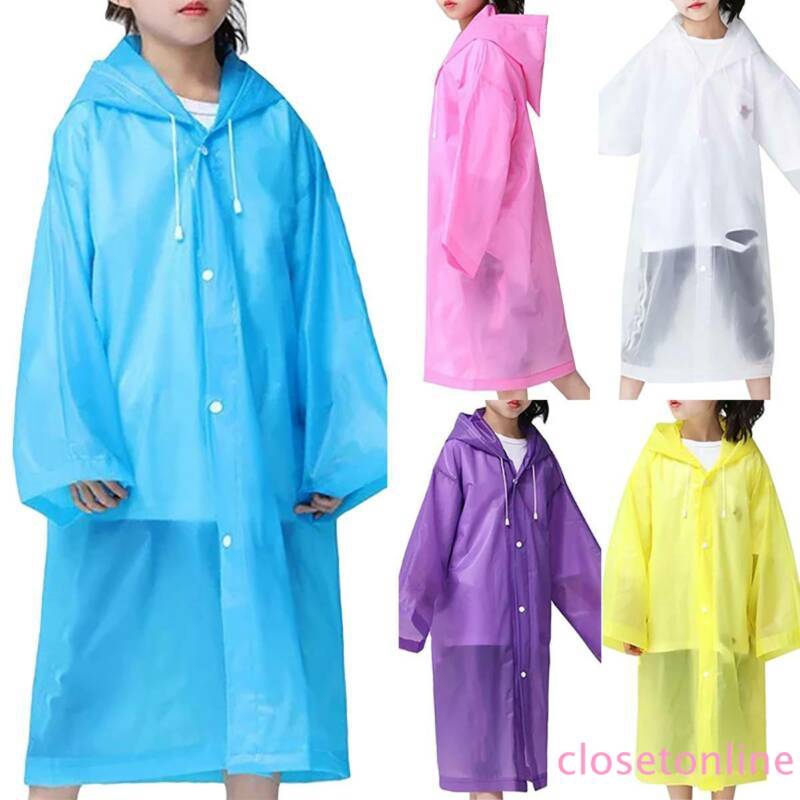 Girls hot sale clear raincoat