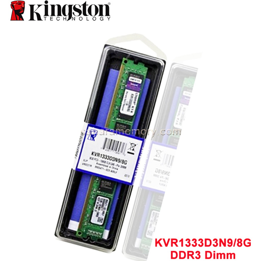 Kingston DDR3 4GB 1333 Desktop Computer Memory KVR13N9S8/4 | Shopee ...