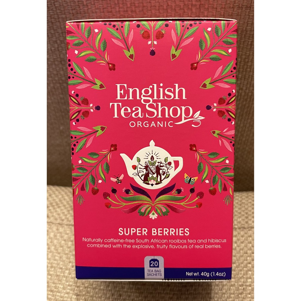 English Tea Shop - Organic Super Berries -30g(20 Tea Bag) | Shopee ...