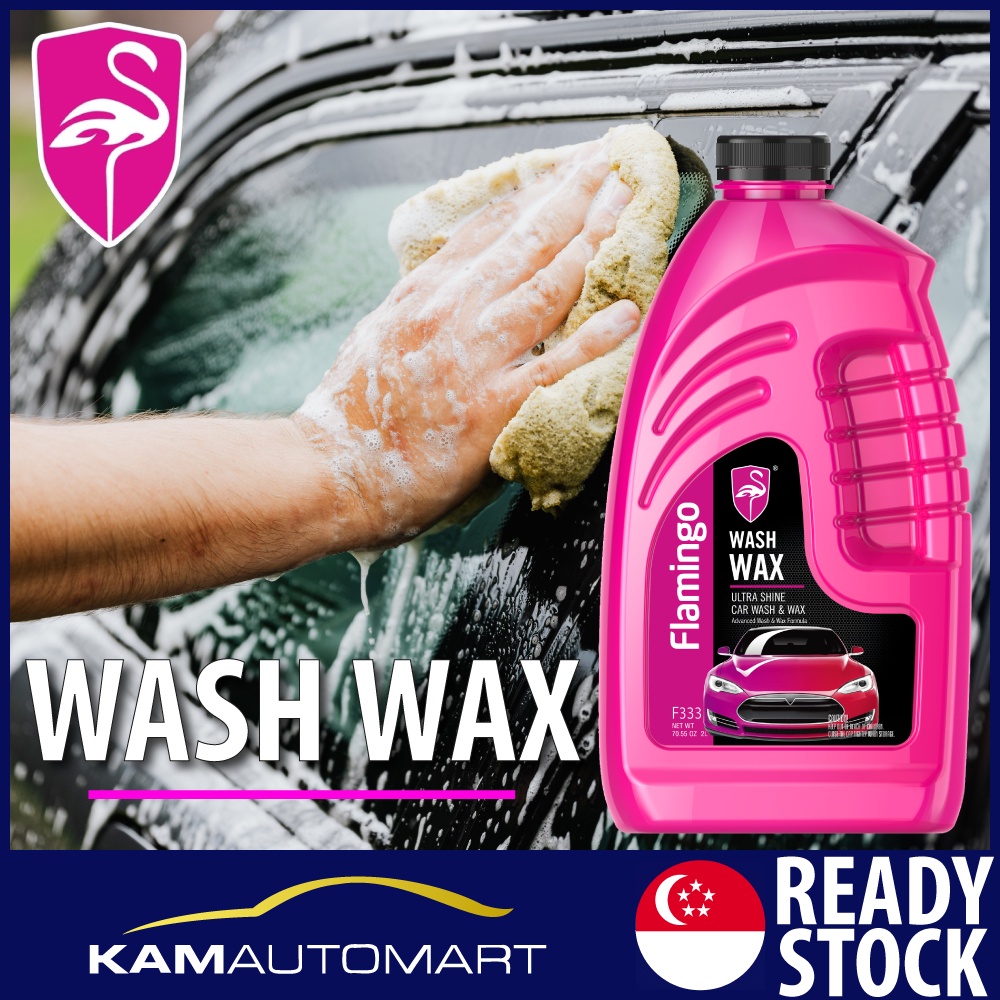 Flamingo Car Wash Wax 1L/2L Car Care (KAM AUTO MART PTE LTD)
