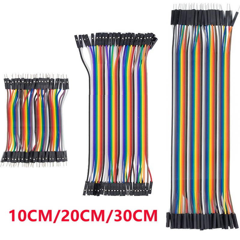 40pin Dupont Line 10cm/20CM/30CM Male to Male+Female to Male + Female to Female Jumper Wire Dupont Cable for arduino DIY KIT