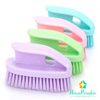 Cleaning Brush Soft Long Bristles Ergonomic Handle Plastic Clothes Sneaker  Floor Scrub Brush Groove Gap Brush for Home