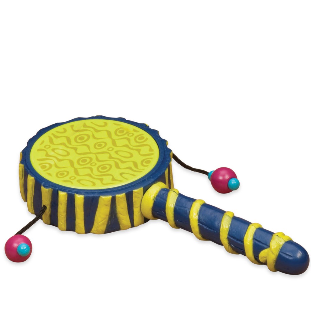 B.Toys Twister Hand Drum Children Toy Musical Toy Music Drum Green Blue Twist 12months Shopee Singapore