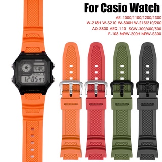 Casio orange hot sale strap watch