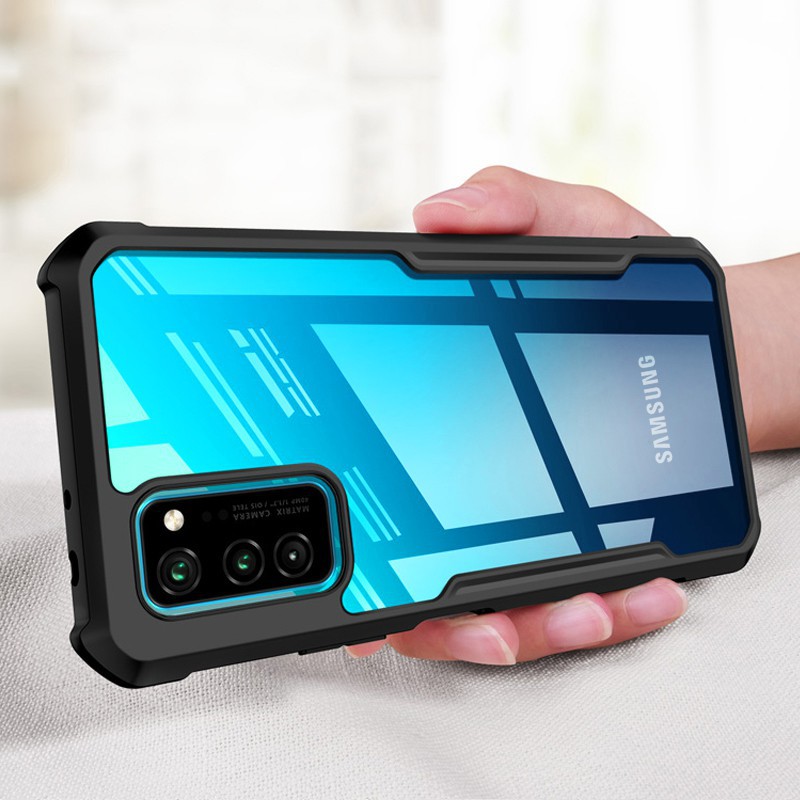 Shockproof Clear Case Samsung Galaxy A12 A72 A52 A52S A32 5G A02S A51 A71 4G A31 A21S A50 A50S A30S Casing Transparent Acrylic Cover