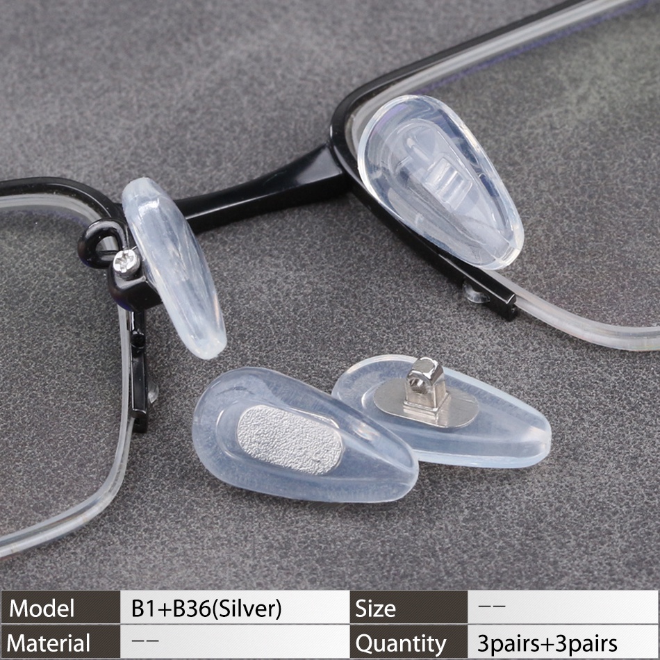 Aazon.co: Eyeglasses Nose Bridge Pushin Pieces Push In Soft Silicone