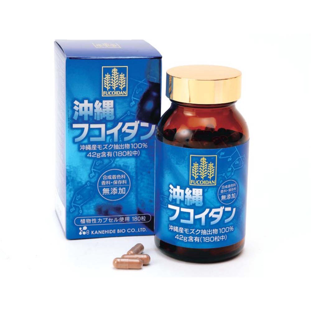 Fucoidan Supplement Okinawa Mozuku seaweed 180 tablets /Prevent blood clots/Reduce high blood
