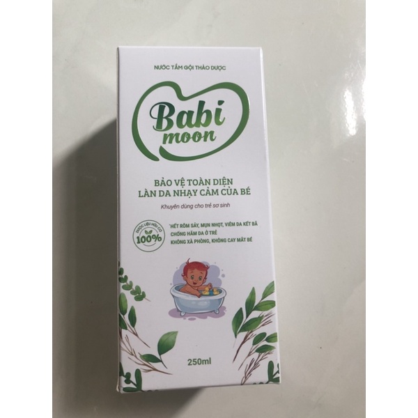 Babi moon Herbal Shower Gel 250ml Out Of Rash, Boils, Ringworms