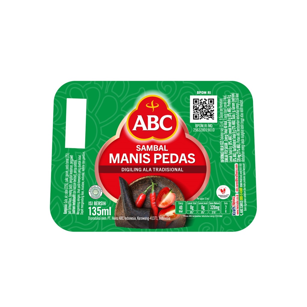 ABC Saus Sambal Manis Pedas 130 ml x3 - Gambar 3