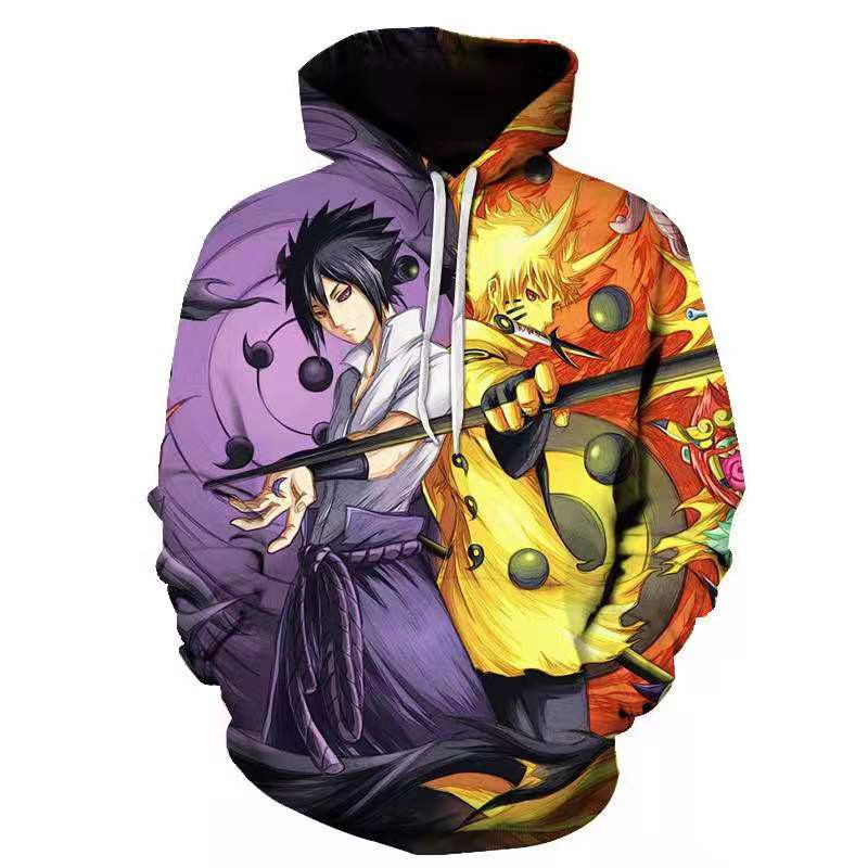 Naruto Hoodie Coat Sweatshirts 3D Hoodies Pullovers Outerwear