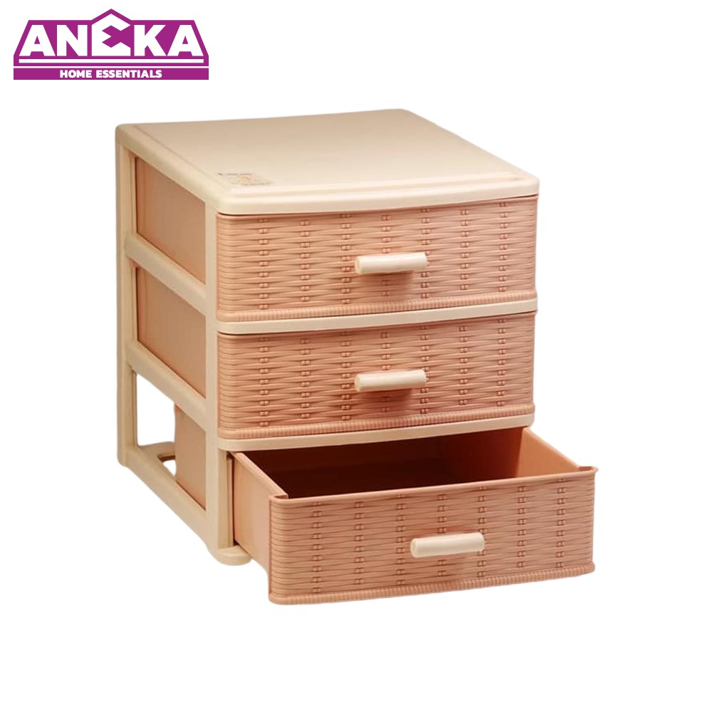 LAVA 3 Tier A4 Drawer/ Plastic Drawer / Mini Cabinet Storage Box Drawer ...