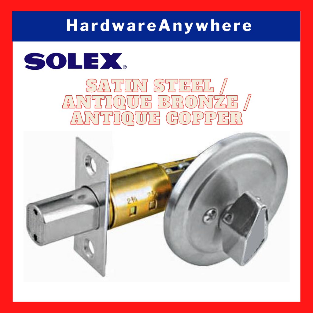 SOLEX Lockable Thumb Turn Deadbolt Lock / Auxiliary Lock / Cylindrical