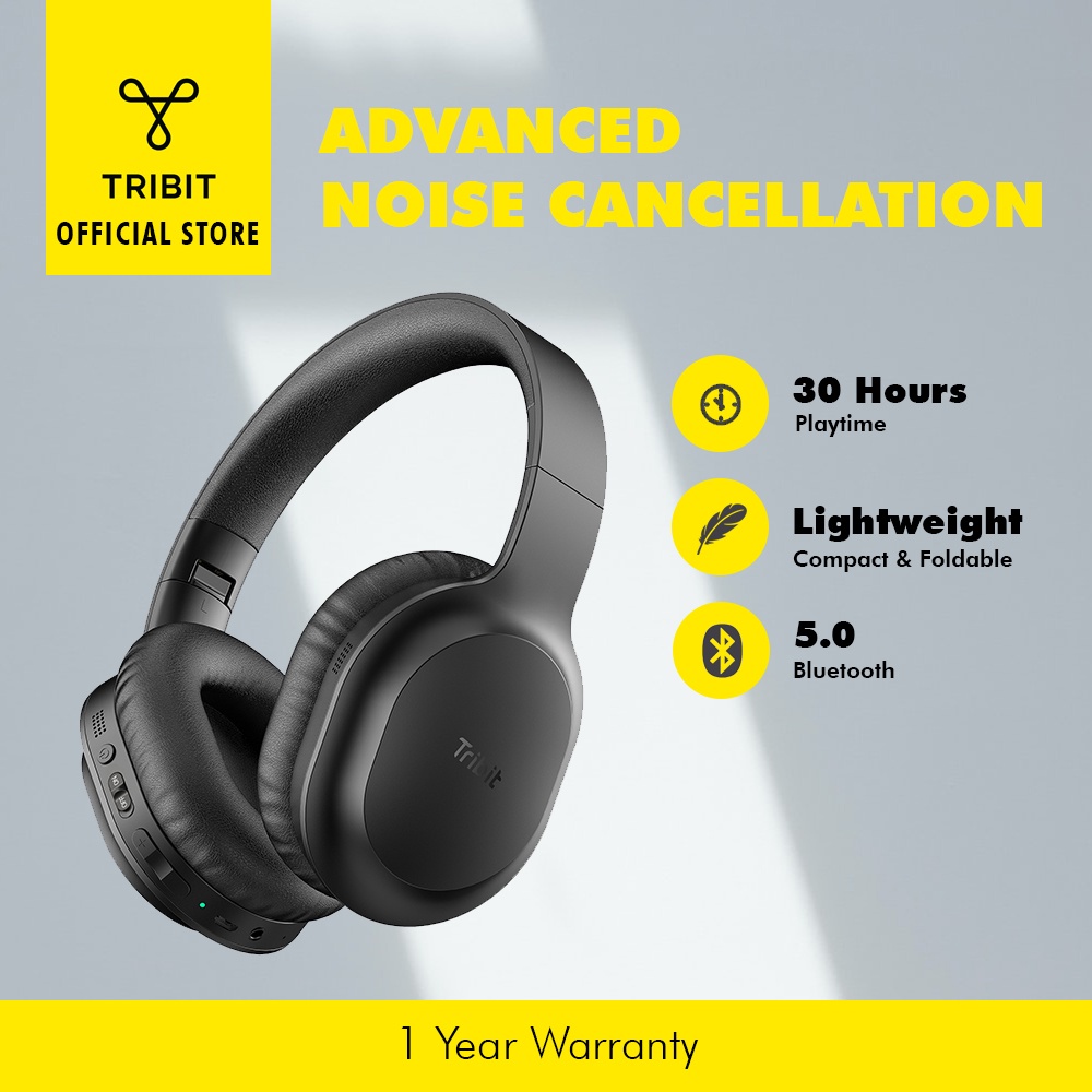 Tribit QuietPlus 50 ANC Headphones Shopee Singapore