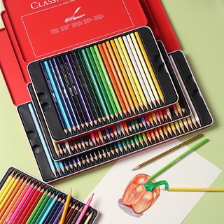 NYONI 24/36/48/72/120 colors Professional Colored Pencils Soft Oil