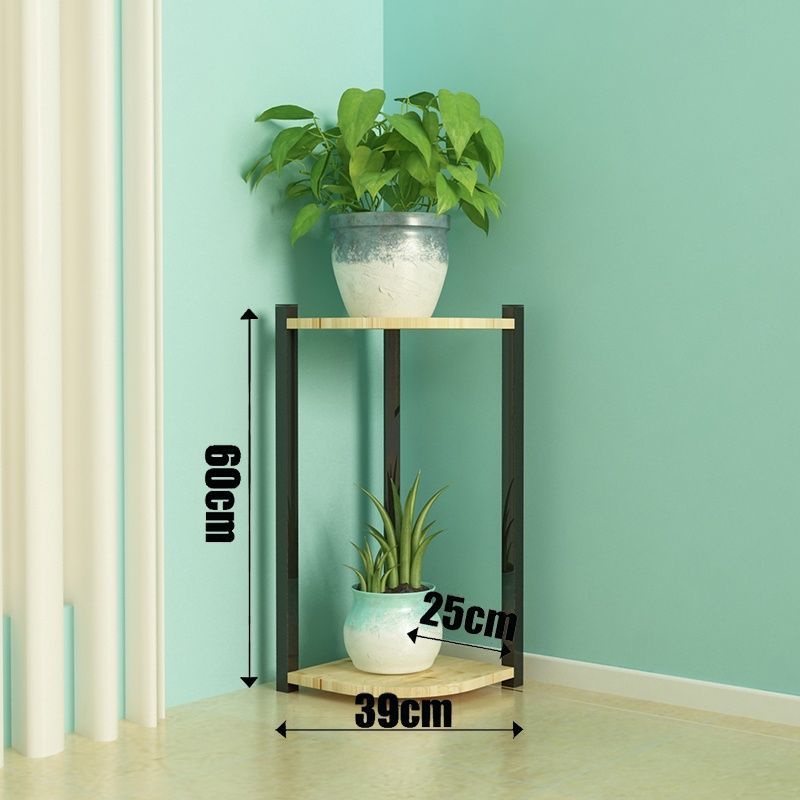 Corner shelf corner flower stand living room indoor succulent balcony
