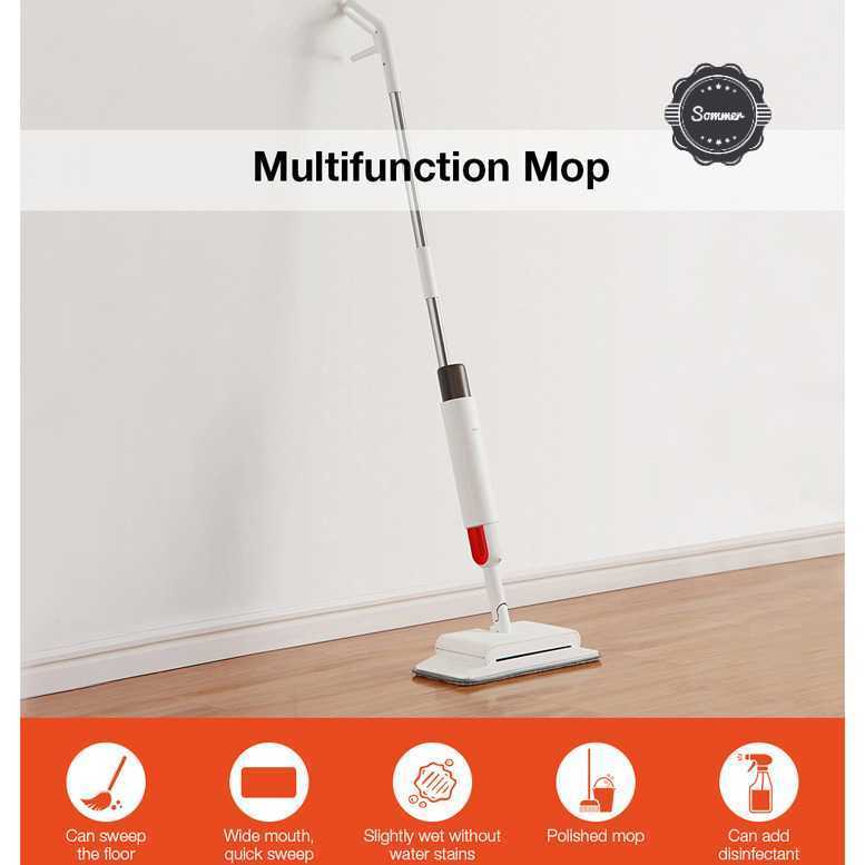Xiaomi Deerma Water-Spray Mop Sweeper Mop Broom - Tb900 | Shopee Singapore