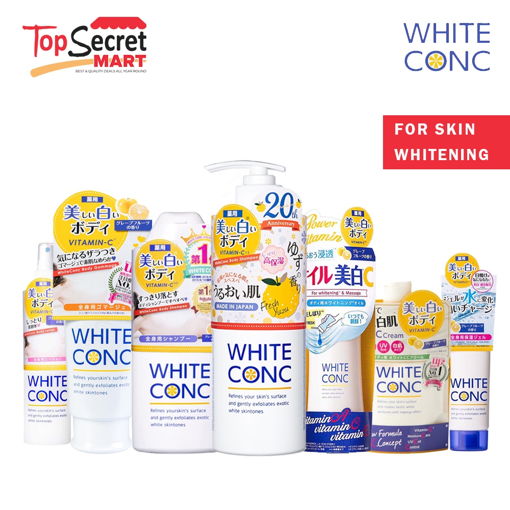 JAPAN COSME NO.1 White Conc Whitening Body Lotion / CC Cream / Body