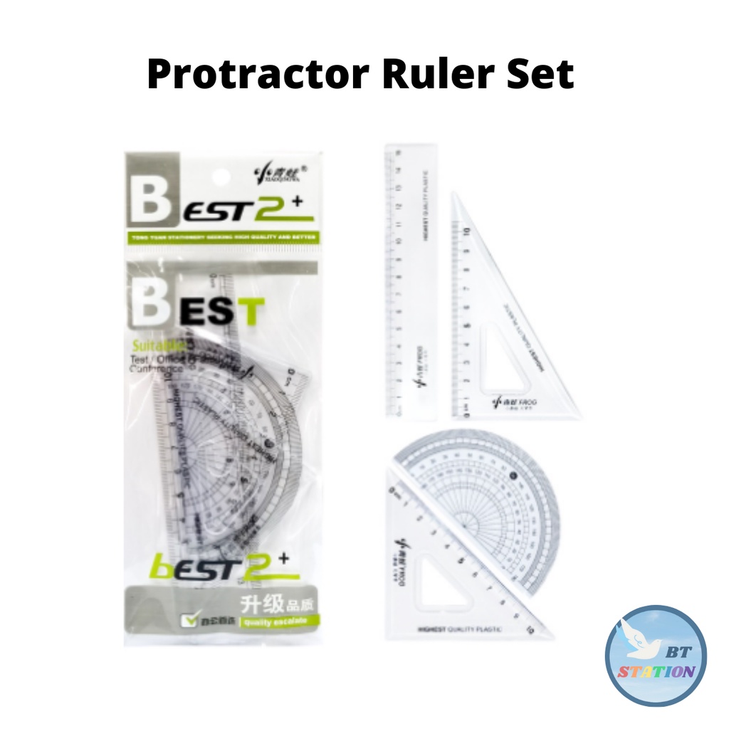 Protractor Ruler Set TY-2505 (1Set) | Shopee Singapore