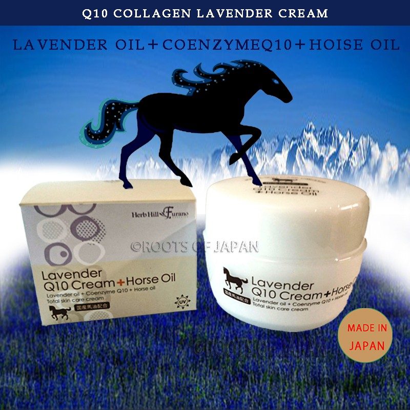 MADE IN JAPAN】Herb Hill Furano - Lavender Q10 Horse Oil Cream