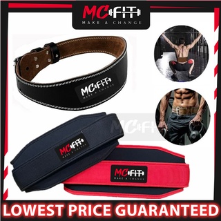 MCFIT Weightlifting Waist Belt Adjustable Gym Belt Fitness Squat