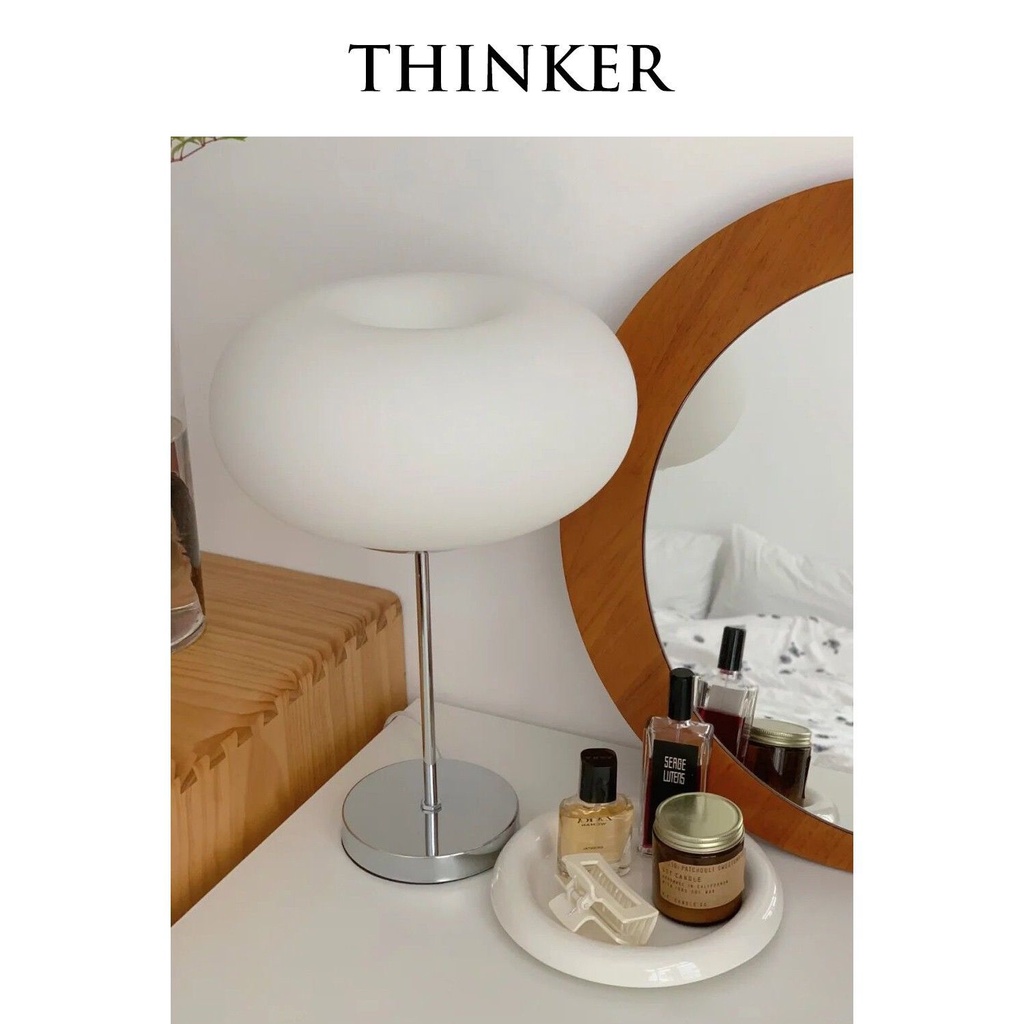 Enoughome Retro Medieval Table Lamp Decoration Office Desk Light Night Lamp Bedside Nordic Bedroom Studio Apple Light