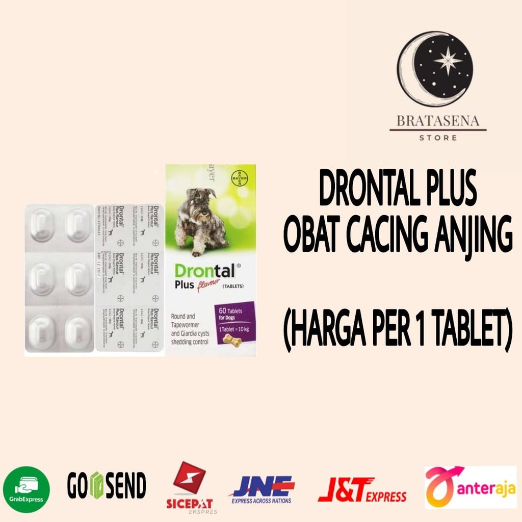 Drontal PLUS Dog Worm Medicine (Price For One TABLET) Shopee Singapore