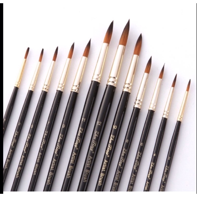 Pruning Pen, Black Body Brush Paint Watercolor | Shopee Singapore