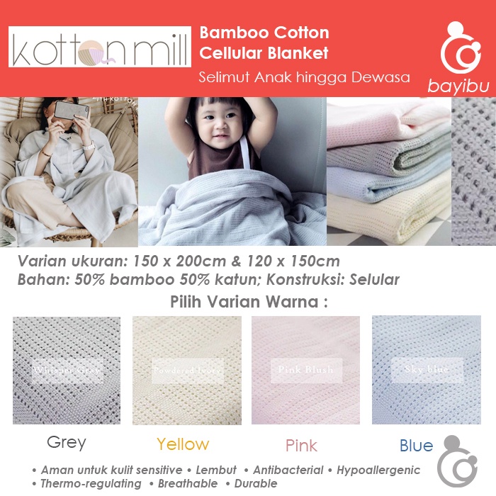Bamboo cellular blanket hotsell