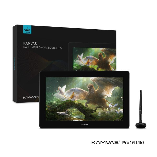 HUION kamvas pro 16 （4K） HUION Kamvas Pro 16 (4K) Series With Super High Resolution 120