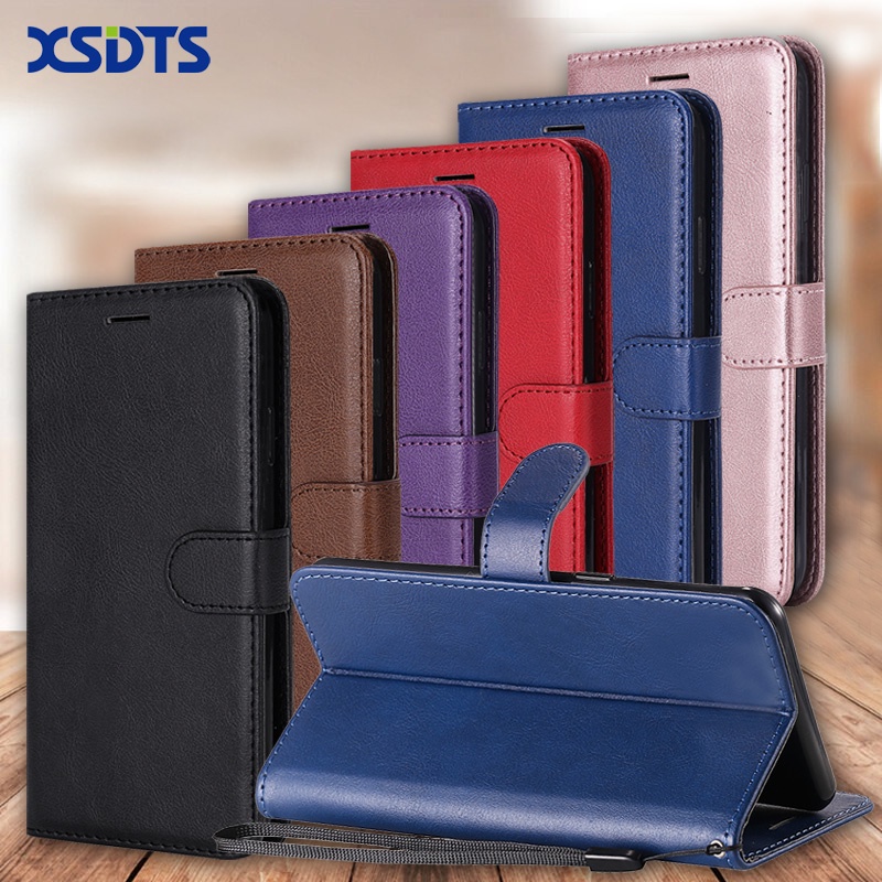 Wallet Phone Case For iPhone X XR XS Max Casing iPhone 8 7 6 5 5S 6S Plus SE SE2 2020 Flip PU Leather Portable  Cover With Card Pocket