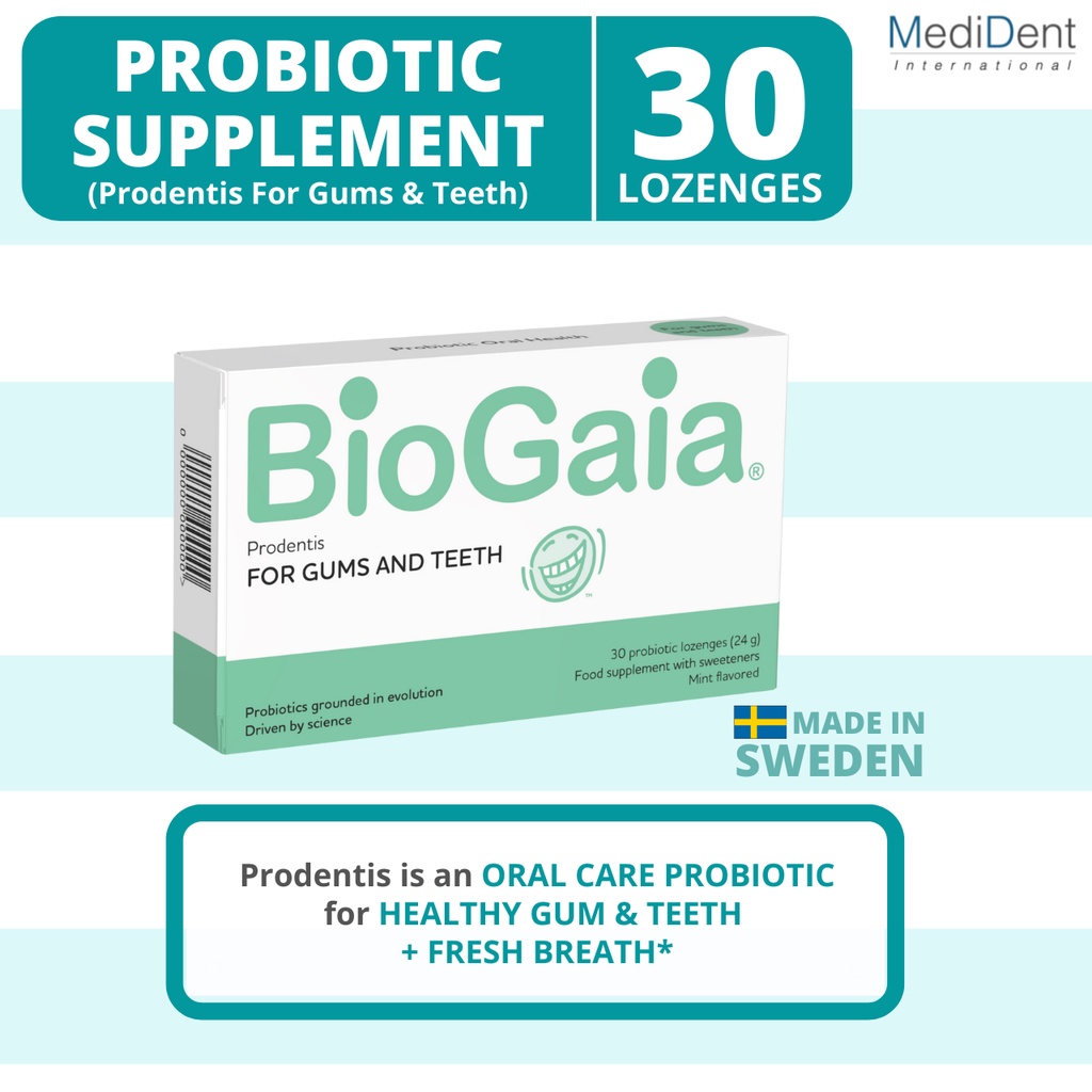 **Biogaia Prodentis Mint Flavoured Probiotic Lozenges for Gums And ...