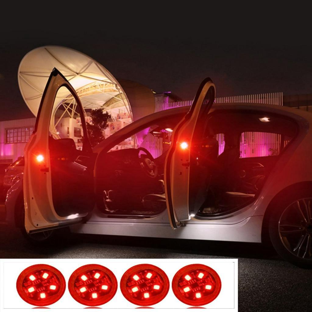 Car door warning anticollision light tail light door open sensor LED